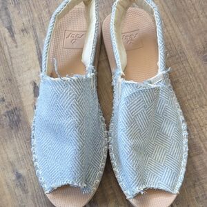 Reef Light Blue Espadrille Flats